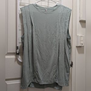Lululemon Modal Pleated Shoulder Tank Top